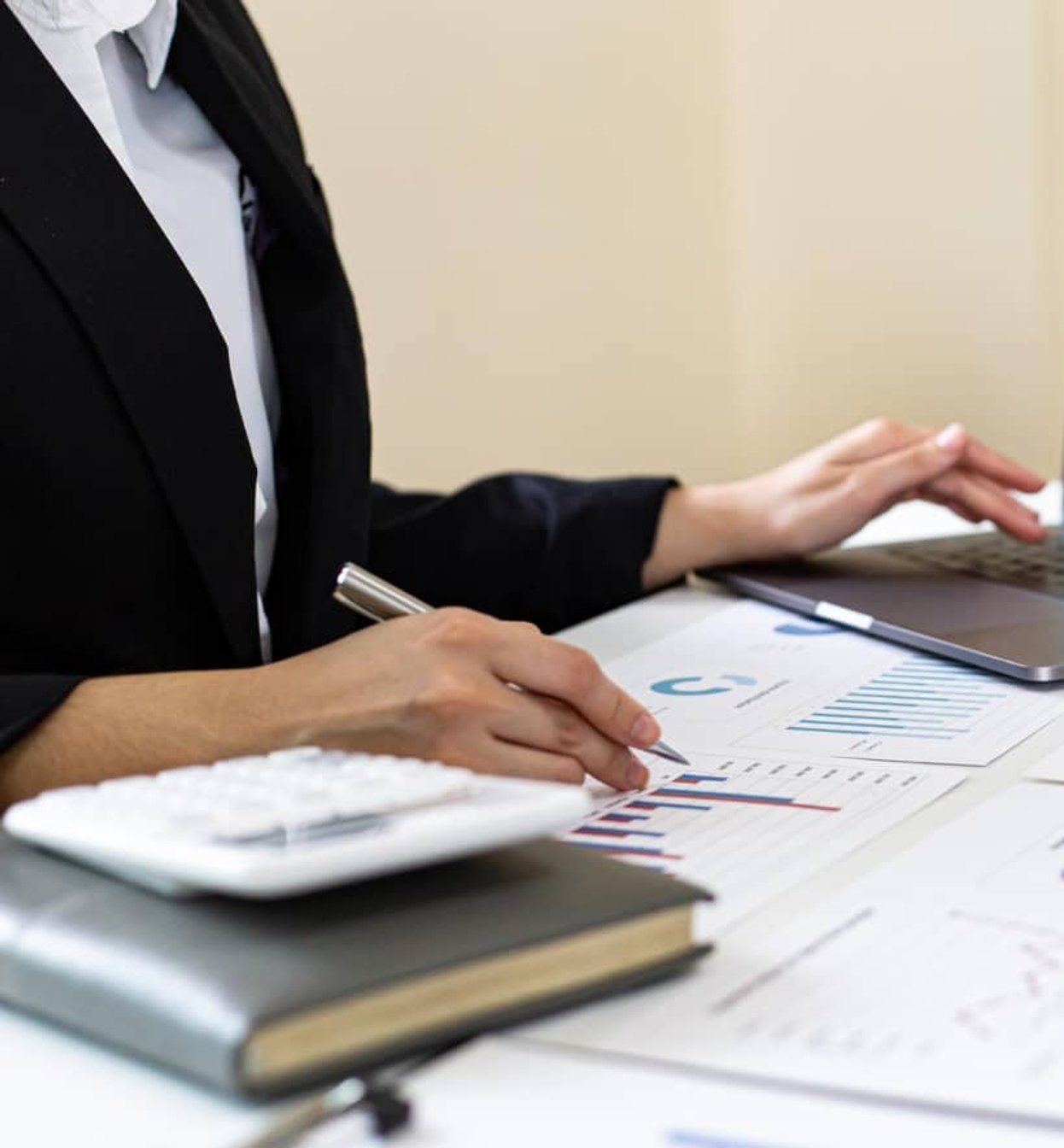 MJS Tax Solutions team providing expert financial advice to a client